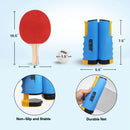 Complete Ping Pong Game Set with Retractable Ping Pong Net & Post, 2 Paddles & 3 Ping Pong Balls (4 Colors)
