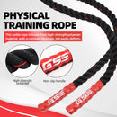 1.5"/2" Red Battle Rope, Workout Battle Ropes (30ft/40ft/50ft)
