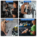 Single Tricep Rope, Heavy Duty Tricep Pull Down Cable Machine Attachment