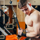 Single Tricep Rope, Heavy Duty Tricep Pull Down Cable Machine Attachment