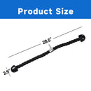 Dual Tricep Rope, Heavy Duty Tricep Pull Down Cable Machine Attachment