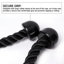 Dual Tricep Rope, Heavy Duty Tricep Pull Down Cable Machine Attachment