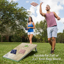 Set of 8 Weather Resistant Cornhole Bean Bags (6 Styles)