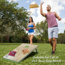 Set of 8 Weather Resistant Cornhole Bean Bags (6 Styles)