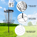 24-Chain Disc Golf Targets Basket, Professional Golf Practice Basket (4 Colors)