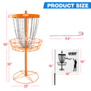 24-Chain Disc Golf Targets Basket, Professional Golf Practice Basket (4 Colors)