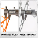 24-Chain Disc Golf Targets Basket, Professional Golf Practice Basket (4 Colors)