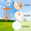 24-Chain Portable Disc Golf Targets Basket, Deluxe Disc Golf Practice Basket (4 Colors) - Three-Wins Imports, LLC