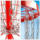 24-Chain Portable Disc Golf Targets Basket, Deluxe Disc Golf Practice Basket (4 Colors) - Three-Wins Imports, LLC