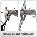 12-Chain Disc Golf Targets Basket, Portable Disc Golf Practice Basket (4 Colors) - Three-Wins Imports, LLC