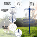 12-Chain Disc Golf Targets Basket, Portable Disc Golf Practice Basket (4 Colors) - Three-Wins Imports, LLC