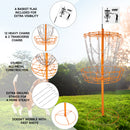 12-Chain Disc Golf Targets Basket, Portable Disc Golf Practice Basket (4 Colors) - Three-Wins Imports, LLC