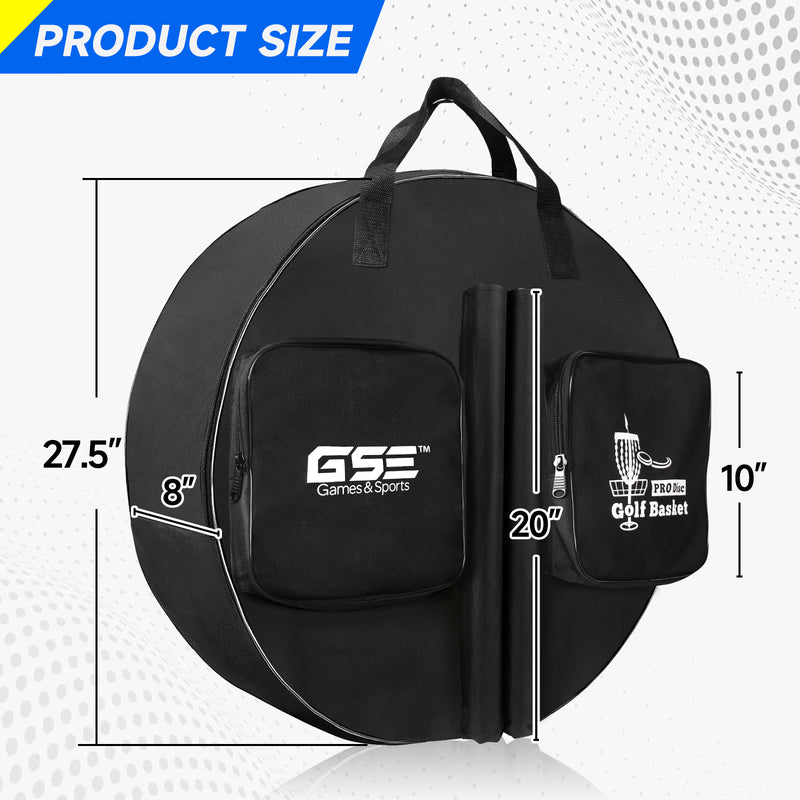 Disc Golf Basket Carrying Bag, Golf Frisbee Basket Transit Bags for 12-Chain/24-Chain Golf Targets Basket