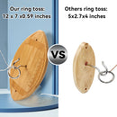 Wall Mount Ring Toss Hook Game, Hook and Ring Toss Game (Football)
