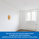 Wall Mount Ring Toss Hook Game, Hook and Ring Toss Game (Football)