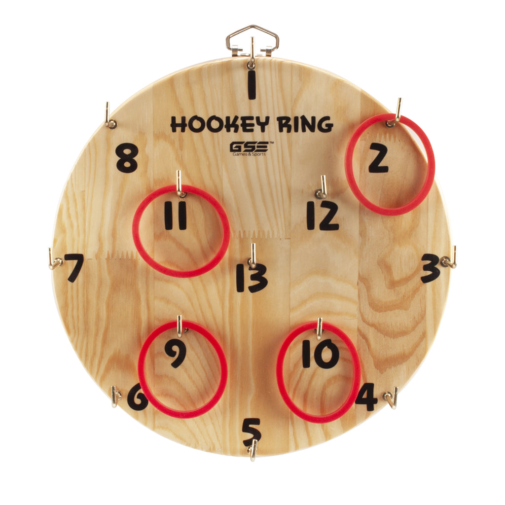 Board for Hookey Ring Toss Game Set for Outdoor or Indoor Play Dart  Alternative