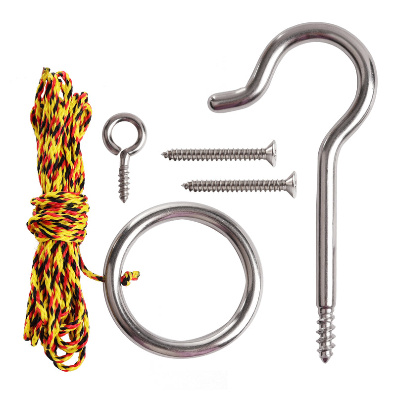 Stainless Steel Hook and Ring Swing DIY Kit
