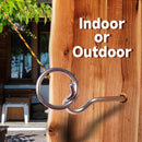 Stainless Steel Hook and Ring Swing DIY Kit for Indoor and Outdoor Game