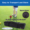 Classic Croquet Set with Wooden Mallets, Colored Balls, Sturdy Carrying Bag - Three-Wins Imports, LLC