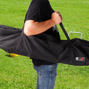 Classic Croquet Set with Wooden Mallets, Colored Balls, Sturdy Carrying Bag - Three-Wins Imports, LLC