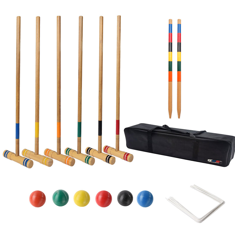 Jeu croquet en bois pour enfant - Plan Toys PT5189 - Jeu de plein air Jeu croquet en bois pour enfant - Plan Toys PT5189 - Jeu de plein air