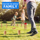 Backyard Kubb Yard Game Set, Outdoor Lawn Throwing Toss Game