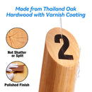 Backyard 12 Numbered Pins Yard Game Set for Outdoor Lawn Throwing Toss Game