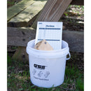 3.5" Premium Oak Giant Yard Dice Set with Bucket and Yardzee & Farkle Scorecard