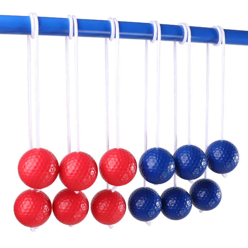 Golf Ball Toss Game Replacement Balls Ladder Game Set with 6-Pack Bolas for BBQ, Tailgating, Camping, Beach, Backyard Gatherings