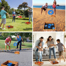 Red/Blue Set of 8 Replacement Washers with Bottle Opener for Lawn Game