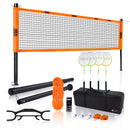 20' x 2.5' Portable Professional Nylon Badminton Set