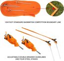 20' x 2.5' Portable Professional Nylon Badminton Set