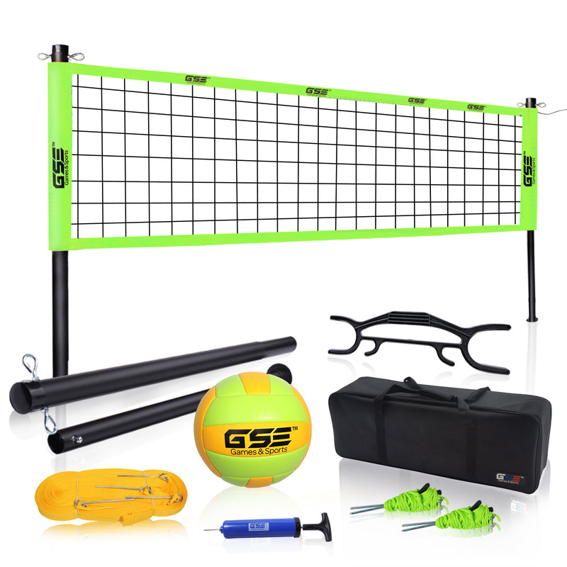 3' x 32' Professional Volleyball Net Set