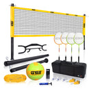 3' x 32' Professional Volleyball and Badminton Combo Set