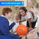 Set of 4 8.5" Rainbow Playground Balls, Kickball, Bouncy Dodge Ball, Handball