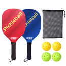 Pickleball Paddle Set with 2 Pickleball Rackets and 4 Pickleball Balls