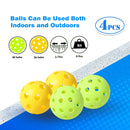 Pickleball Paddle Set with 2 Pickleball Rackets and 4 Pickleball Balls