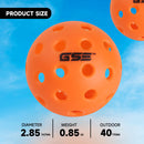12-Pack Outdoor Pickleball Balls