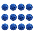 12-Pack Airflow Hollow Plastic Practice Golf Balls (5 Colors)