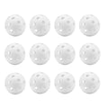 12-Pack Airflow Hollow Plastic Practice Golf Balls (5 Colors)