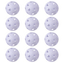 12-Pack Plastic Practice Baseballs, Training Baseballs (5 Colors)