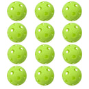 12-Pack Plastic Practice Baseballs, Training Baseballs (5 Colors)