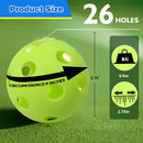 12-Pack Plastic Practice Baseballs, Training Baseballs (5 Colors)