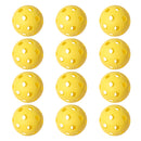12-Pack Plastic Practice Baseballs, Training Baseballs (5 Colors)