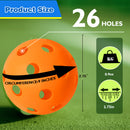 12-Pack Plastic Practice Baseballs, Training Baseballs (5 Colors)