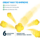 Set of 3 Reaction Bounce Ball, Field Training Ball, Agility Trainer for Baseball