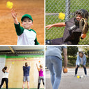 Set of 3 Reaction Bounce Ball, Field Training Ball, Agility Trainer for Baseball