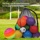 30"x 40" Set of 6 Extra-Large Mesh Sports Ball Drawstring Bag