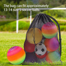 30"x 40" Set of 6 Extra-Large Mesh Sports Ball Drawstring Bag