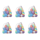 30"x 40" Set of 6 Extra-Large Mesh Sports Ball Drawstring Bag